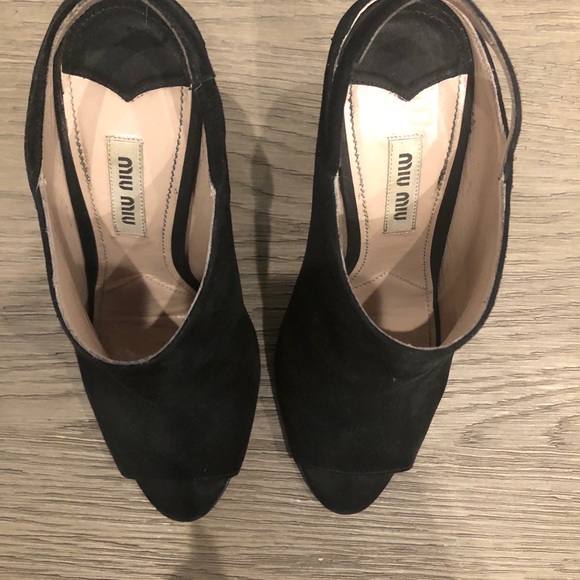 Miu miu open toe sling back bootie - Picture 6 of 7